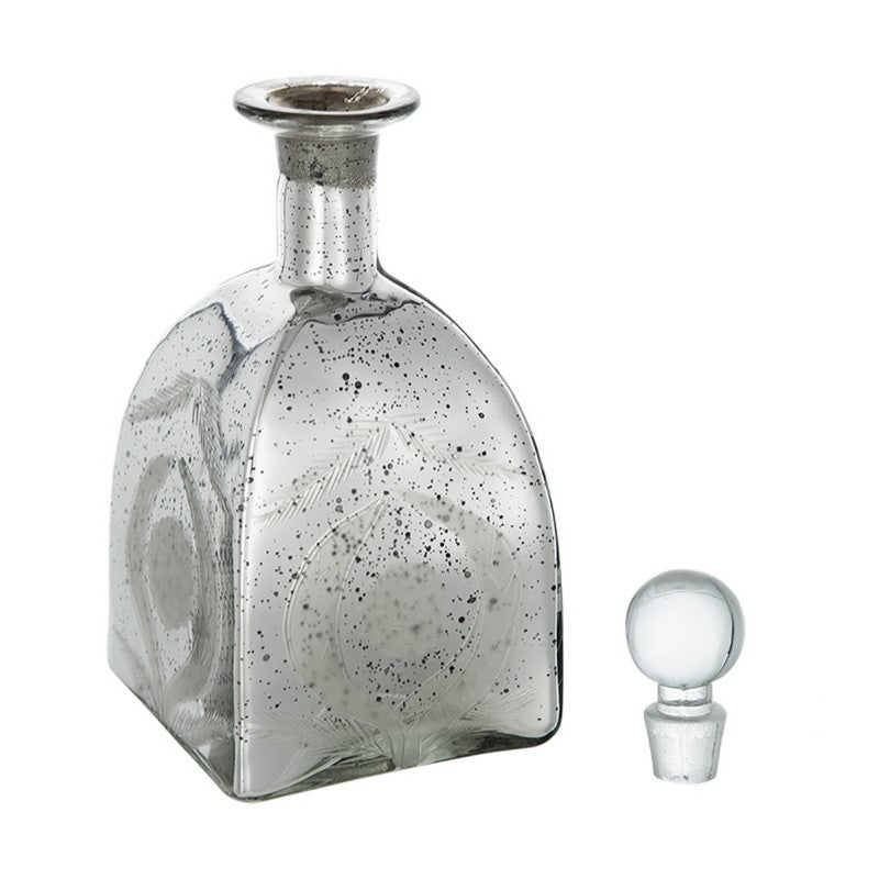 VASE - ANTIQUE MIRRORED (11.5 x 25.5cm)