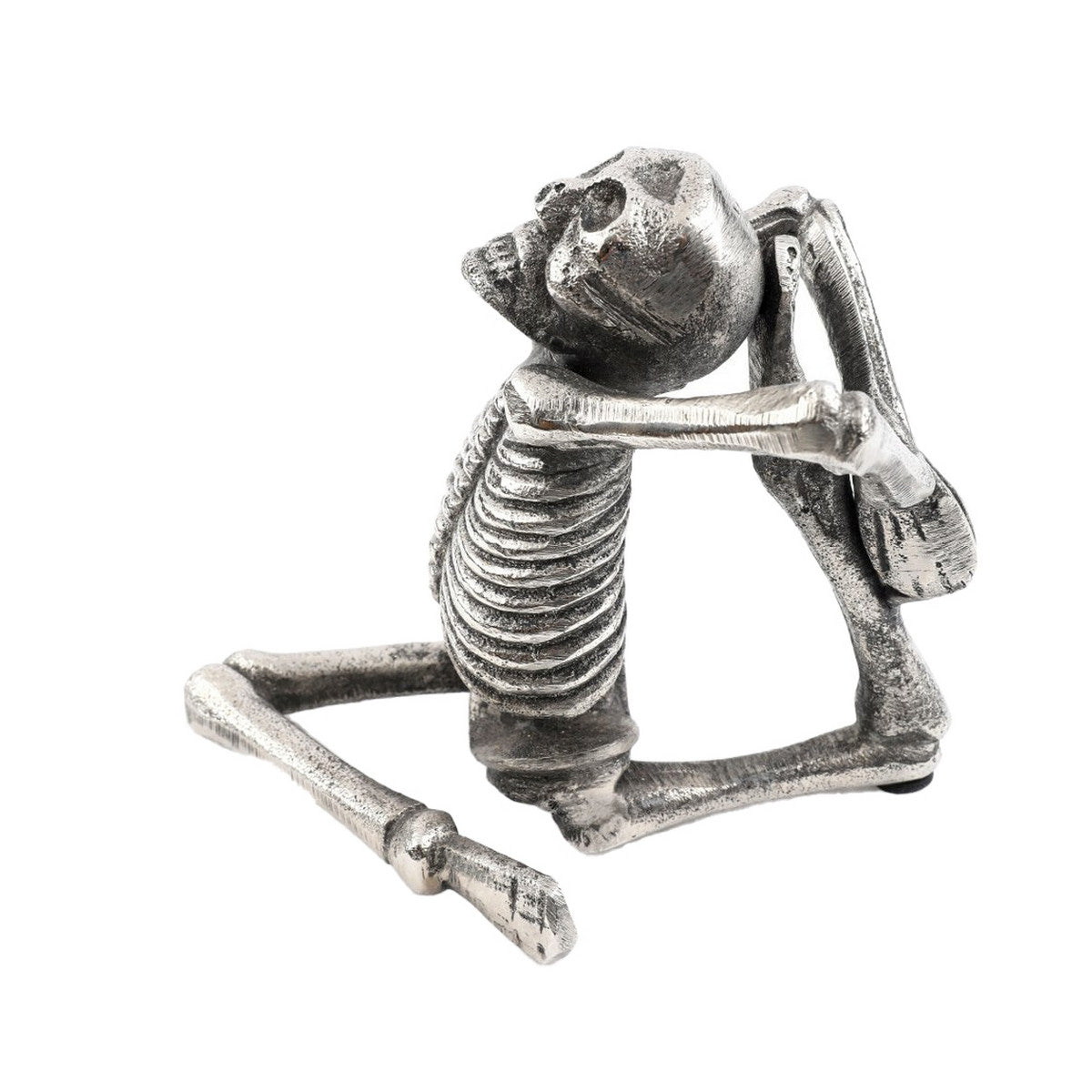 Ornament - ALUMINIUM YOGA SKELETON (15.5cm)