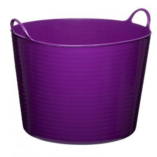 Xcel 12 Litre plastic tub with handles, perfect for organizing garden tools and household essentials in vibrant colors.