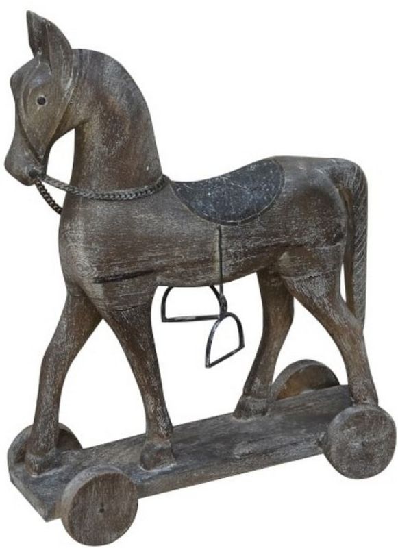 Rolling Horse Ornament - 48cm