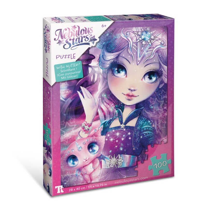 Glitter Puzzle 100 Pcs Nebulia - Nebulous Stars