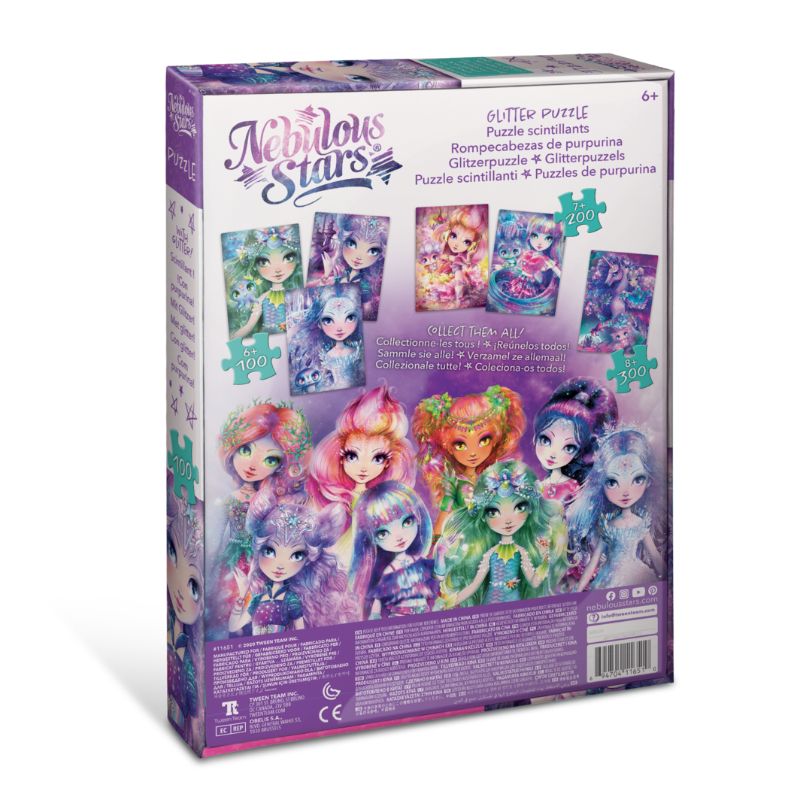 Glitter Puzzle 100 Pcs Nebulia - Nebulous Stars