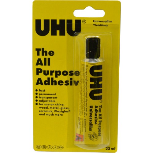 Tubes Of Glue Uhu All Purpose 35 Ml Blister