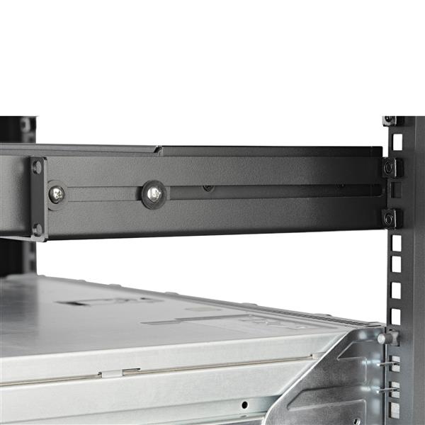 Adjustable 1U Server Rack Rails for 19" 4 Post Racks - Compatible with Dell, IBM, HP, Apple