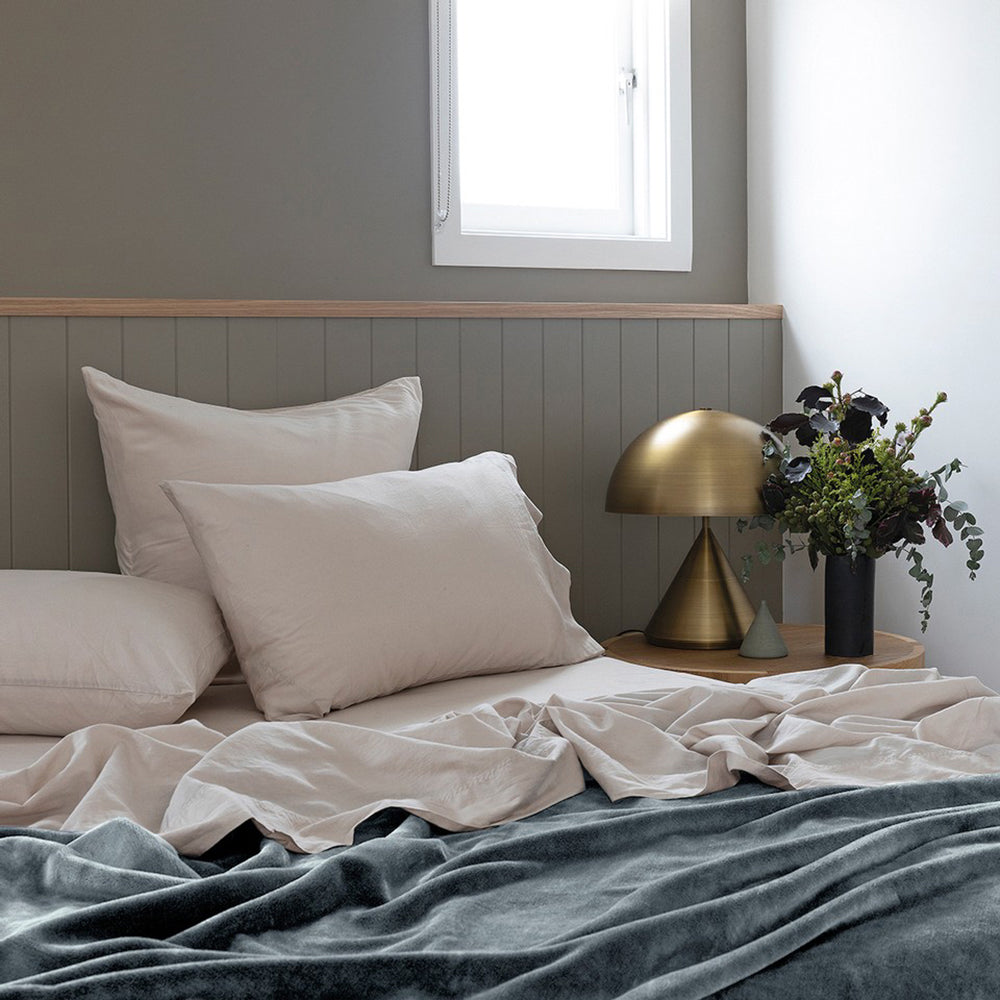 Super King Ultraplush Blanket Steel Blue- Bambury