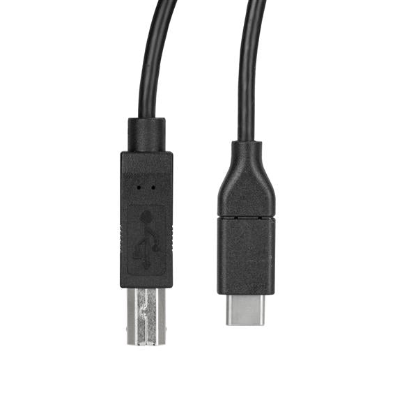 USB-C to USB-B Printer Cable 0.5m - USB 2.0 Data Transfer for Printers & Scanners