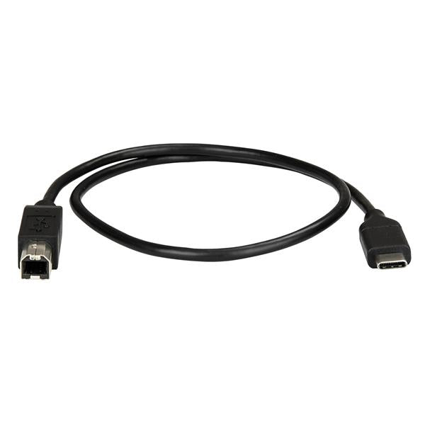 USB-C to USB-B Printer Cable 0.5m - USB 2.0 Data Transfer for Printers & Scanners
