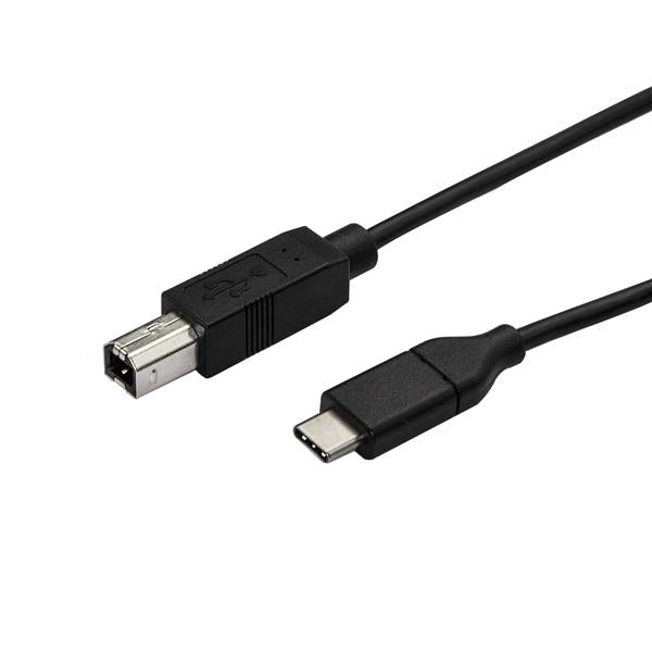 USB-C to USB-B Printer Cable 0.5m - USB 2.0 Data Transfer for Printers & Scanners