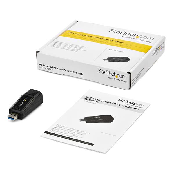 High-Speed USB 3.0 to Gigabit Ethernet Adapter - 10/100/1000 Mbps RJ45 Network NIC