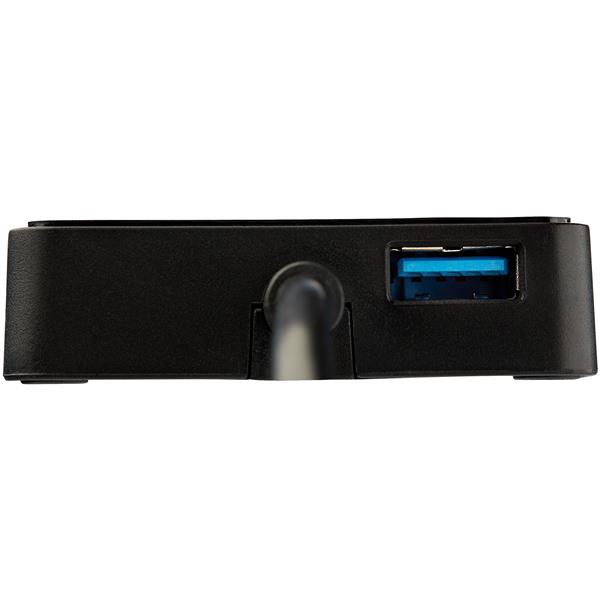 USB 3.0 Dual Port Gigabit Ethernet Adapter with pass-through port for high-speed networking and additional device connections.
