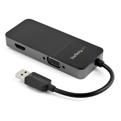 USB 3.0 to HDMI VGA adapter enabling 4K output for dual monitor setups, perfect for enhancing productivity and connectivity.
