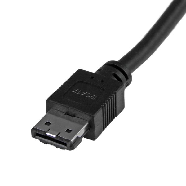 USB 3.0 to eSATA adapter cable, 3ft long, enabling fast data transfer for HDD, SSD, and ODD with plug-and-play design.