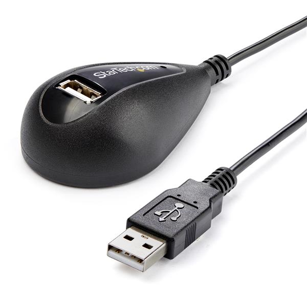 1.5m USB extension cable, A Male to A Female, enhances connectivity for Mac and PC, perfect for desk use.