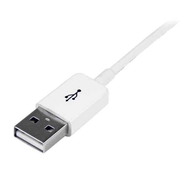 1m White USB 2.0 Extension Cable A to A - M/F