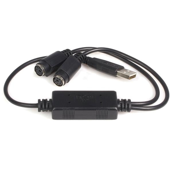 USB to PS/2 Adapter connecting PS/2 keyboards and mice to USB devices for seamless compatibility and plug-and-play installation.