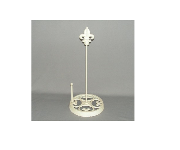 Paper Towel Holder Antique Look - White