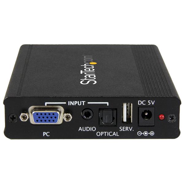 VGA to HDMI Scaler Converter enabling high-definition 1920x1200 output with automatic resolution detection for seamless connectivity.