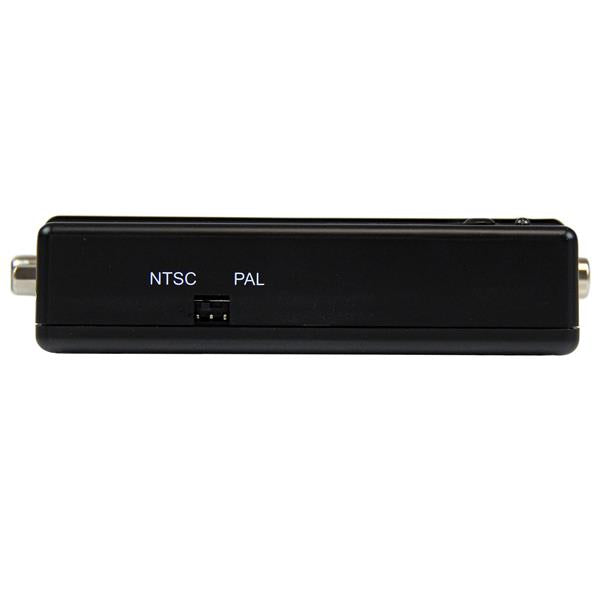 VGA to Composite/S-Video Converter for high-resolution PC to TV connections, featuring NTSC/PAL options for versatile use.