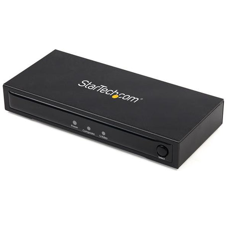 S-Video & Composite to HDMI converter with audio, upscaling video to 720p for NTSC and PAL devices.