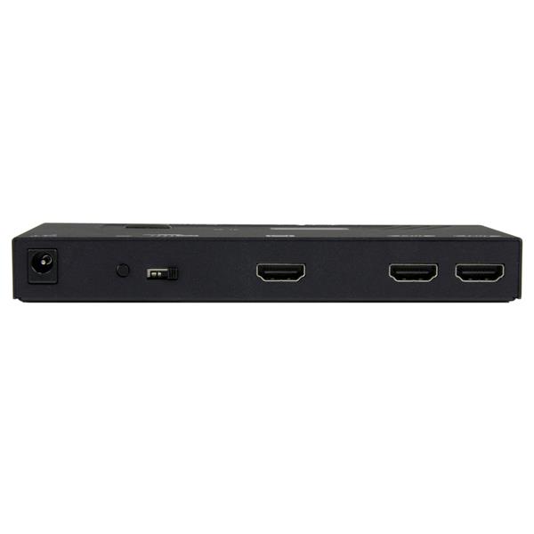 2-Port HDMI Switch with auto and priority switching for seamless 1080p HD video from multiple devices.