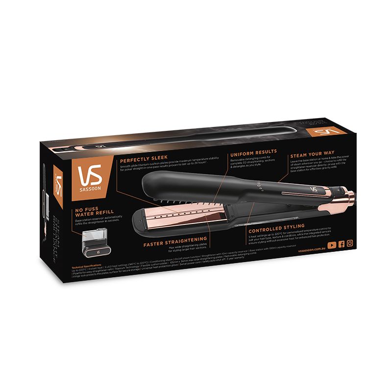 Hair Straightener - VS Sassoon Steam Straight Brilliance