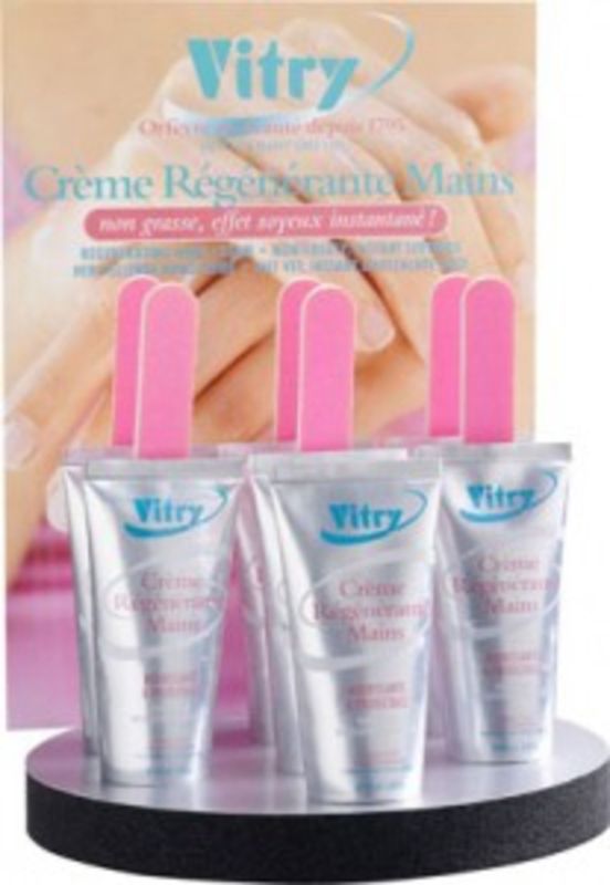 Vitry Hand Cream 100ml with Nail File Display
