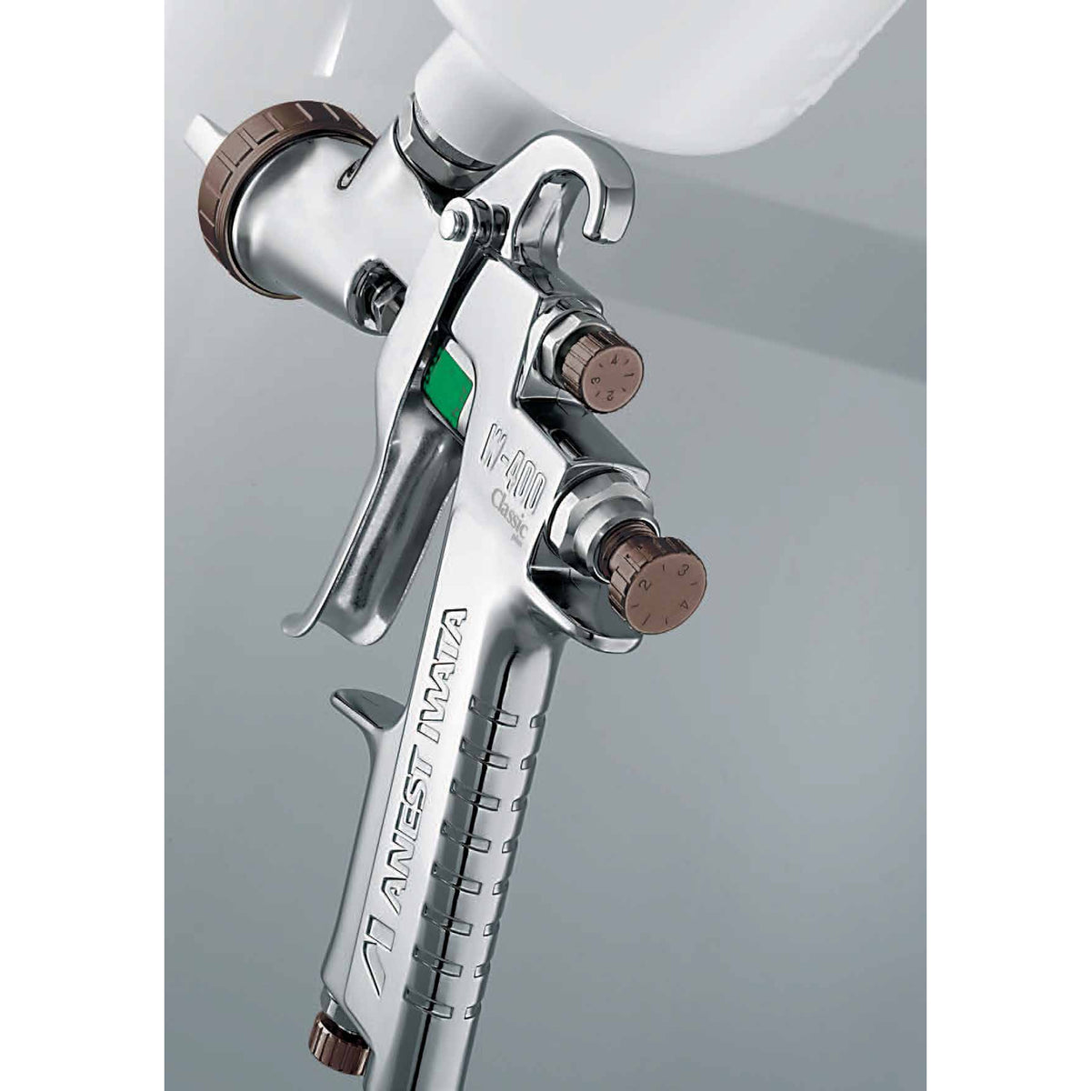 IWATA GRAVITY SPRAYGUN W400 BELL ARIA 1.4MM + 600ML POT