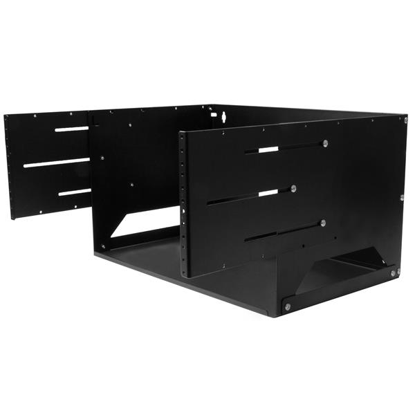 4U Wall-Mount Server Rack - Solid Steel with Adjustable Shelf - Heavy-Duty IT Equipment Storage