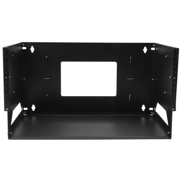 4U Wall-Mount Server Rack - Solid Steel with Adjustable Shelf - Heavy-Duty IT Equipment Storage