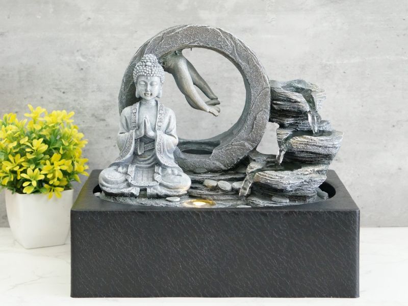 Water Feature - Buddha Meditating Hands (29cm)