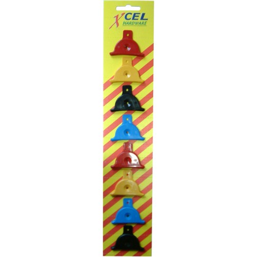 Pack of 8 colorful plastic whistles for effective outdoor communication and training, loud and durable for various activities.