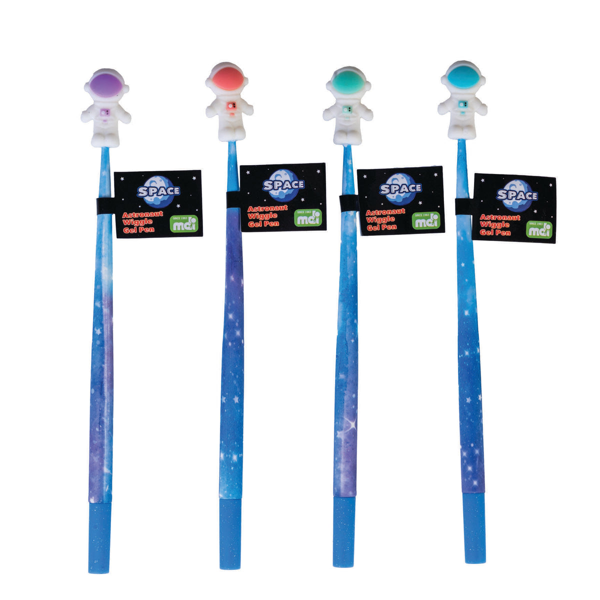 Astronaut Wiggle Gel Pen - Pack of 48