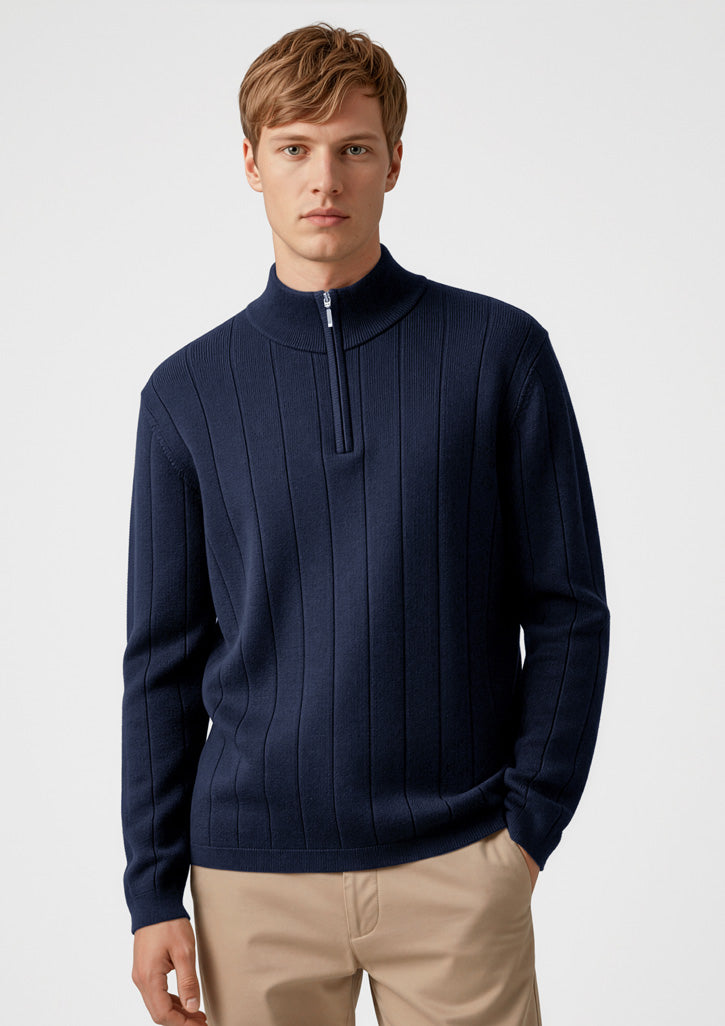 80/20 Mens Wool Pullover - Navy