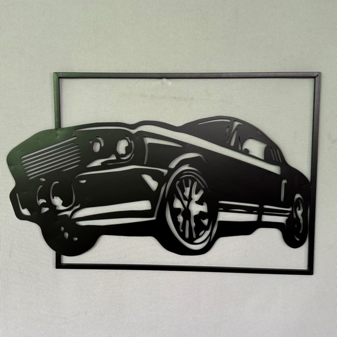 Wall Art - Black Car Silhouette (61 x 38cm)