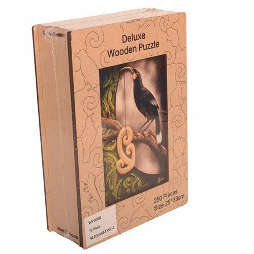 Deluxe Wooden Puzzle - Te Huia (2.5 x 3.8cm)