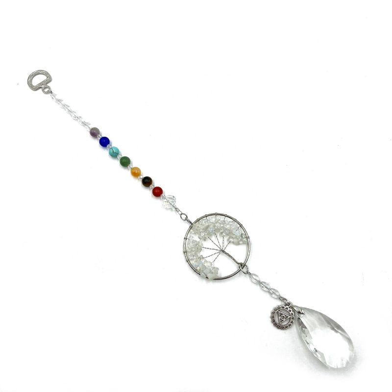 Suncatcher - Tree of Life Throat Chakra Opalite (32.5cm)