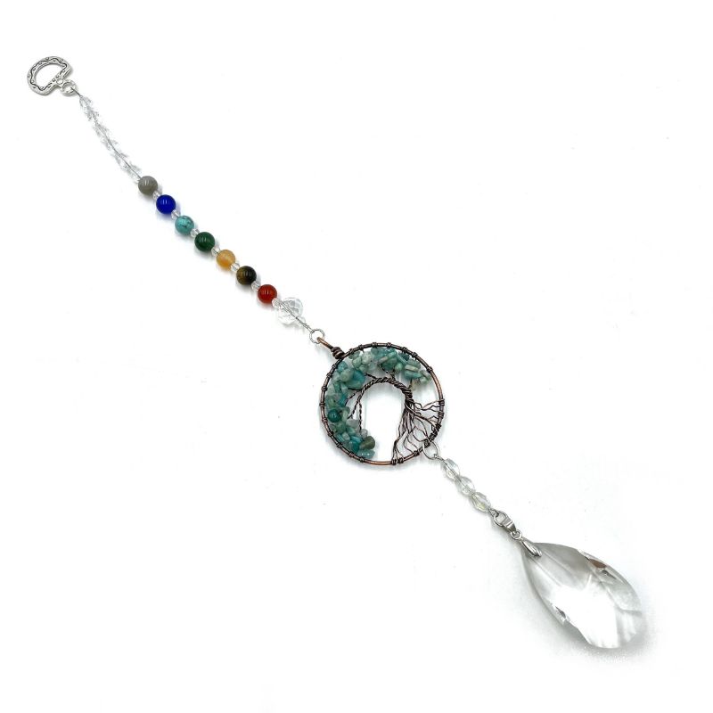 Suncatcher - Tree of Life Amazonite (32.5cm)
