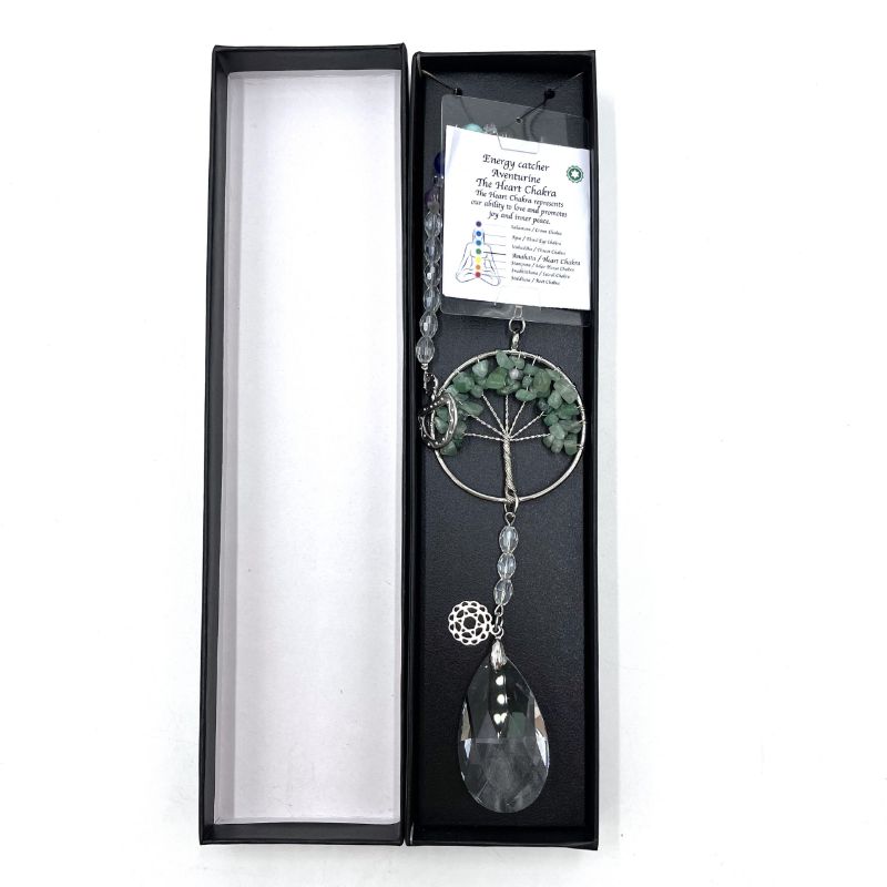 Suncatcher - Tree of Life Heat Chakra Aventurine (32.5cm)