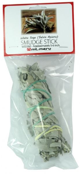 White Sage Smudge Stick 5-6 In