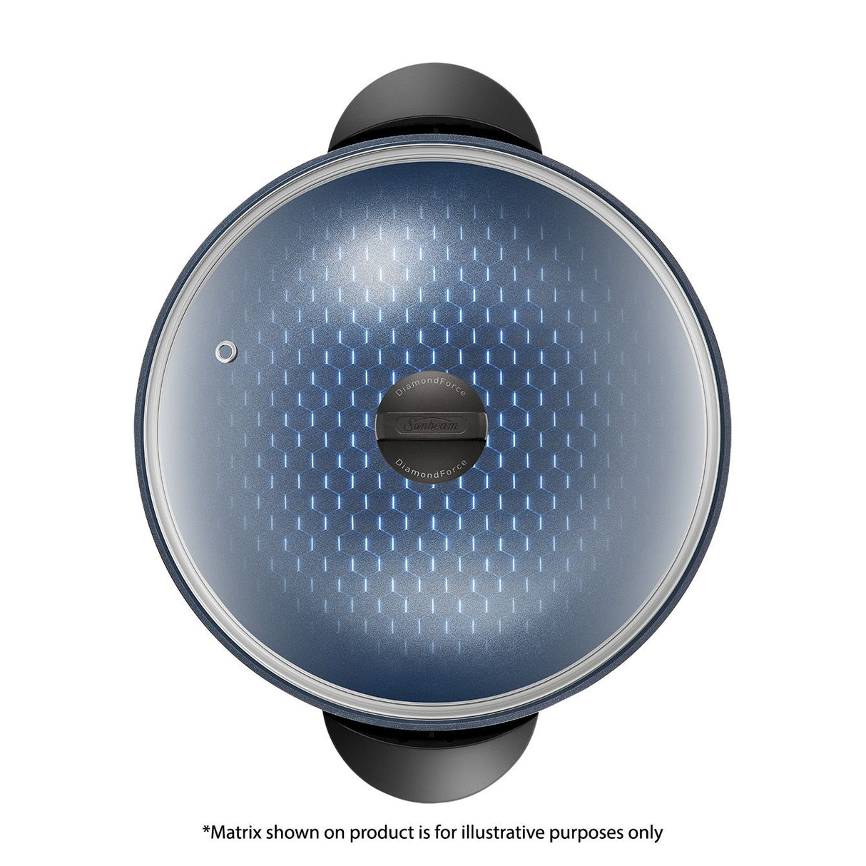 Sunbeam Diamondforce Professional Wok – 7.5L, durable non-stick, precise temperature control, easy to clean, versatile for family meals.