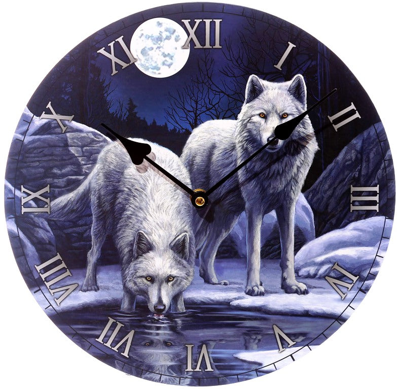Wall Clock - Warriors Of Winter - Lisa Parker