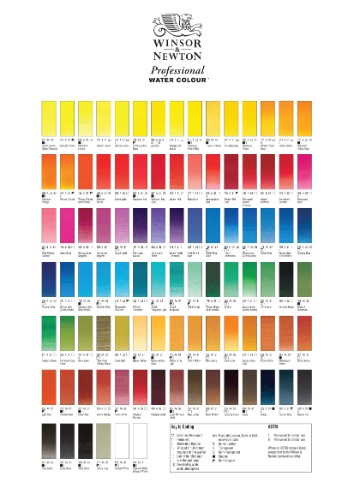Winsor & Newton Professional Water Colour Half Pan - Indigo (322)