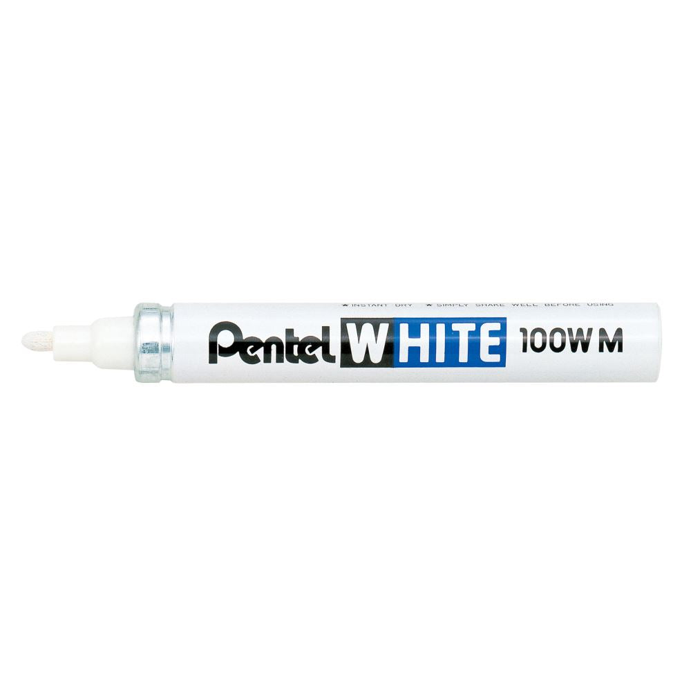 Pentel Permanent Marker with 2.5mm medium bullet tip, ideal for versatile marking on various surfaces with eco-friendly ink.