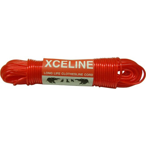 Clothes Lines - Poly 3.5mm Red 30m
