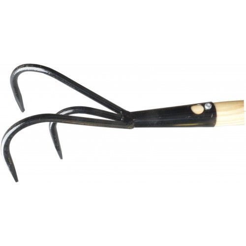 Freund 3 Prong Handled Cultivator with robust tines for easy soil cultivation, perfect for all garden sizes in Australia.