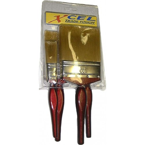 Paint Brush Set Nylon #1205 4 Pcs