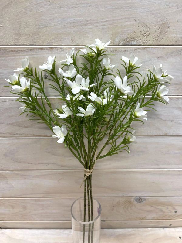 Artificial Mini Dogwood Bundle (White)