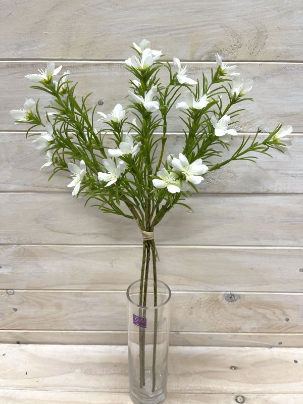 Artificial Mini Dogwood Bundle (White)