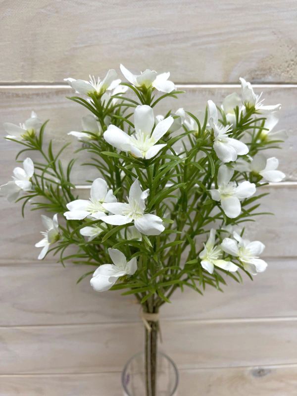 Artificial Mini Dogwood Bundle (White)