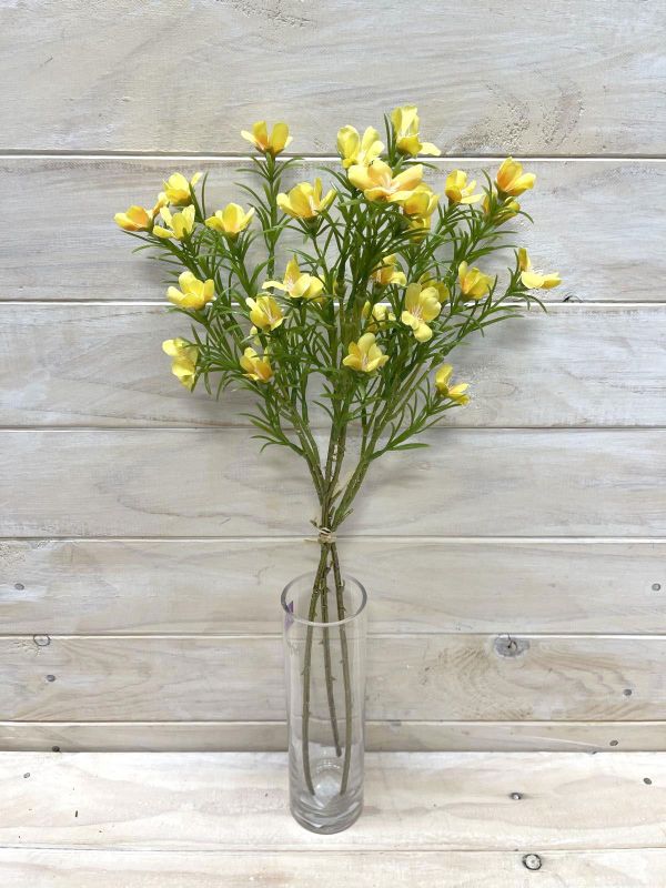 Artificial Mini Dogwood Bundle (Yellow)